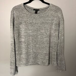 Long Sleeve Sweater Grey Forever 21